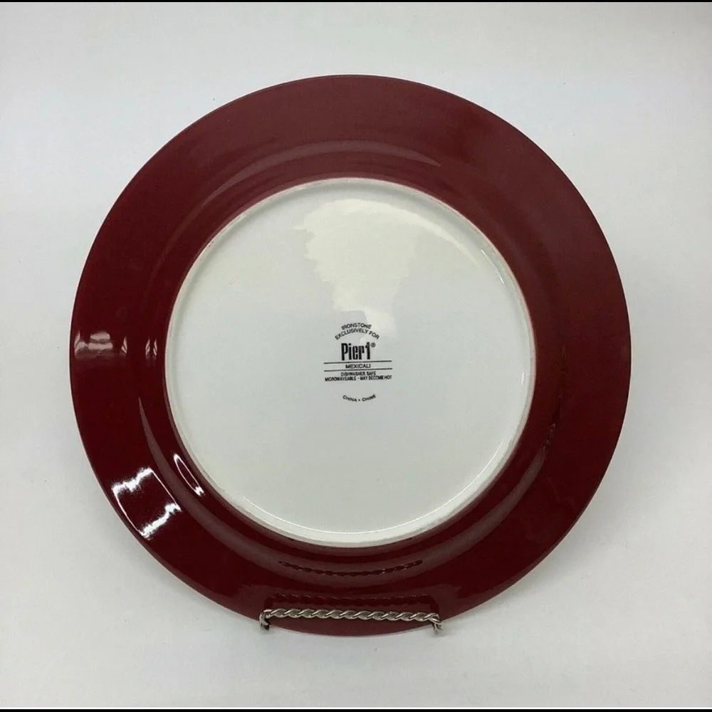 Pier 1 Mexicali Print Dinner Plate